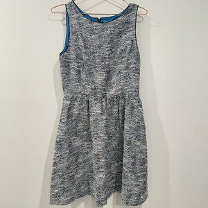 Jessica Simpson Tweed Pockets Back Zip Lined A-Line Sleeveless Dress Size 8